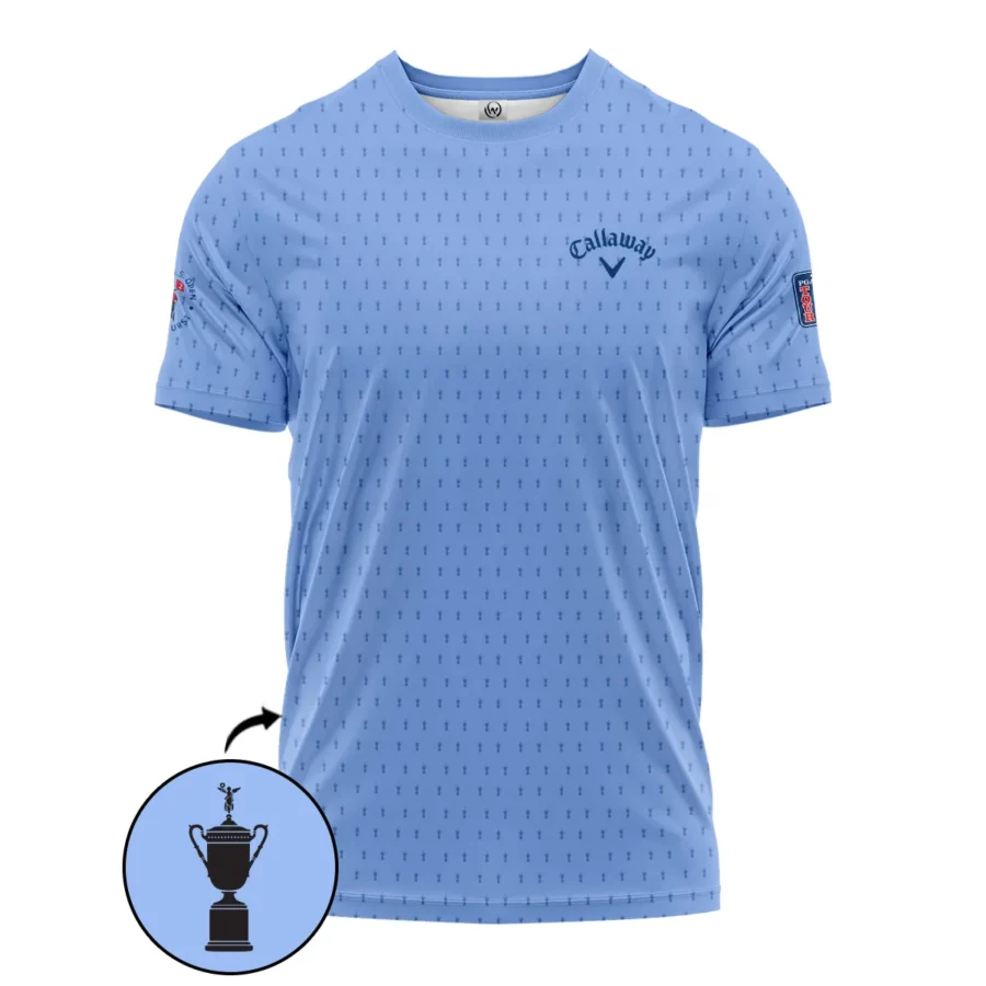 Golf Pattern Cup Blue 124th U.S. Open Pinehurst Pinehurst Callaway Performance T-Shirt Style Classic