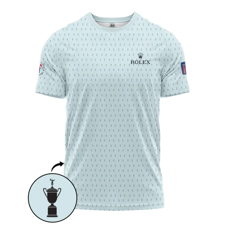 Golf Pattern Cup Light Blue Mix Green 124th U.S. Open Pinehurst Pinehurst Rolex Performance T-Shirt Style Classic