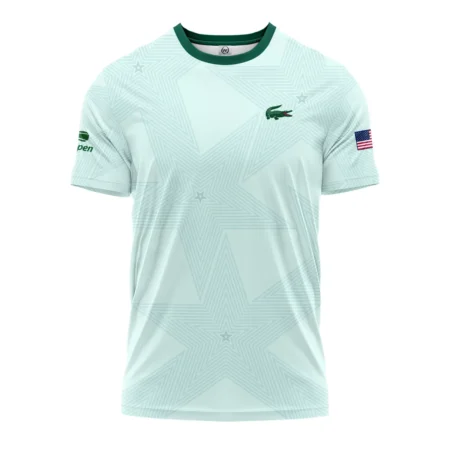 Tennis Pattern Star Light Green US Open Tennis Lacoste Performance T-Shirt Style Classic