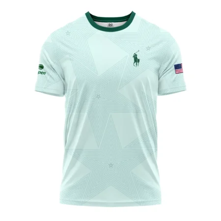 Tennis Pattern Star Light Green US Open Tennis Ralph Lauren Performance T-Shirt Style Classic