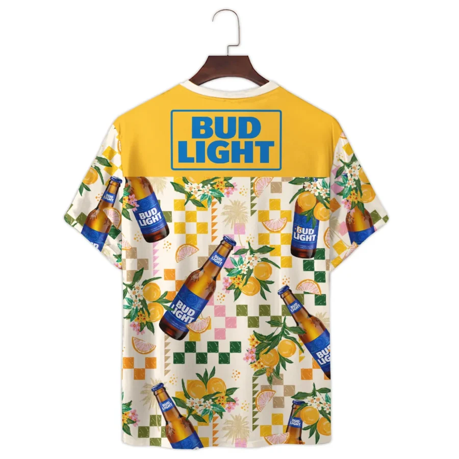 Bud Light Cheers to Summer Beer Lovers Premium T-Shirt All Over Prints Gift Loves