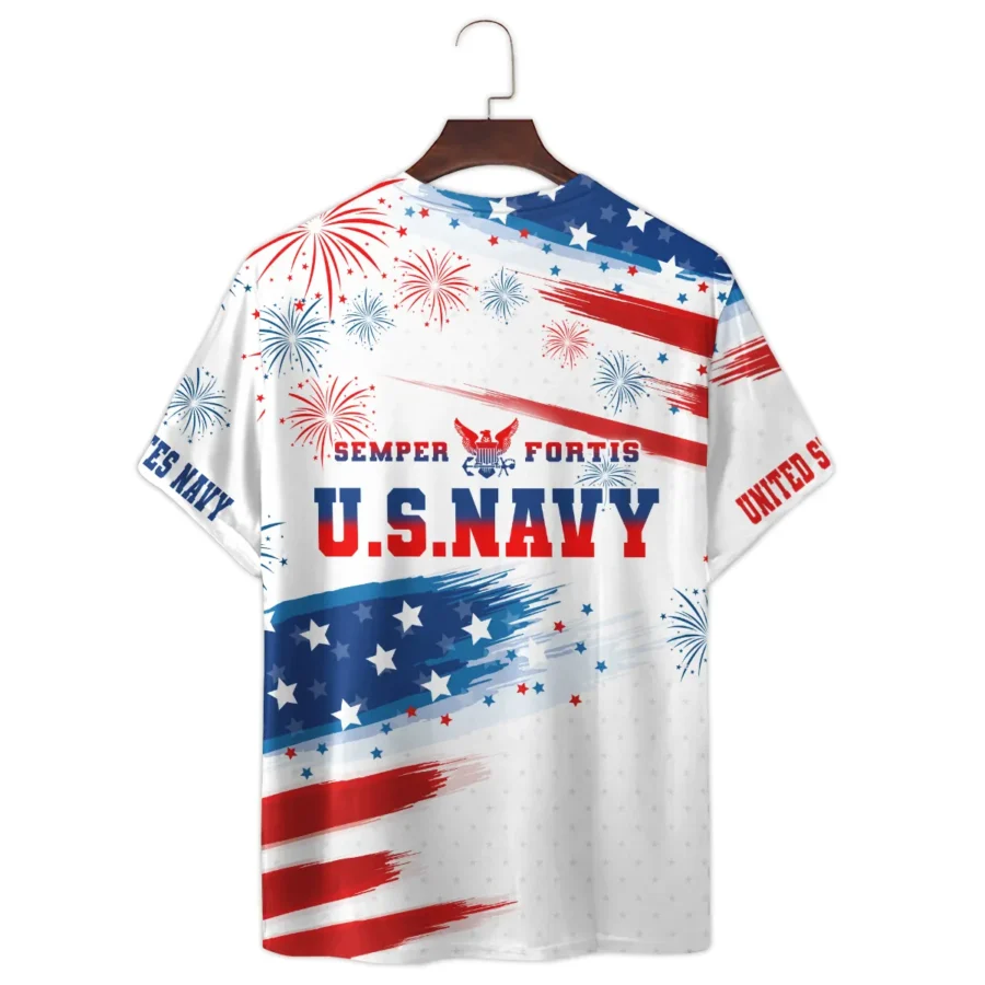 United States Independence Day U.S. Navy All Over Prints Unisex T-Shirt