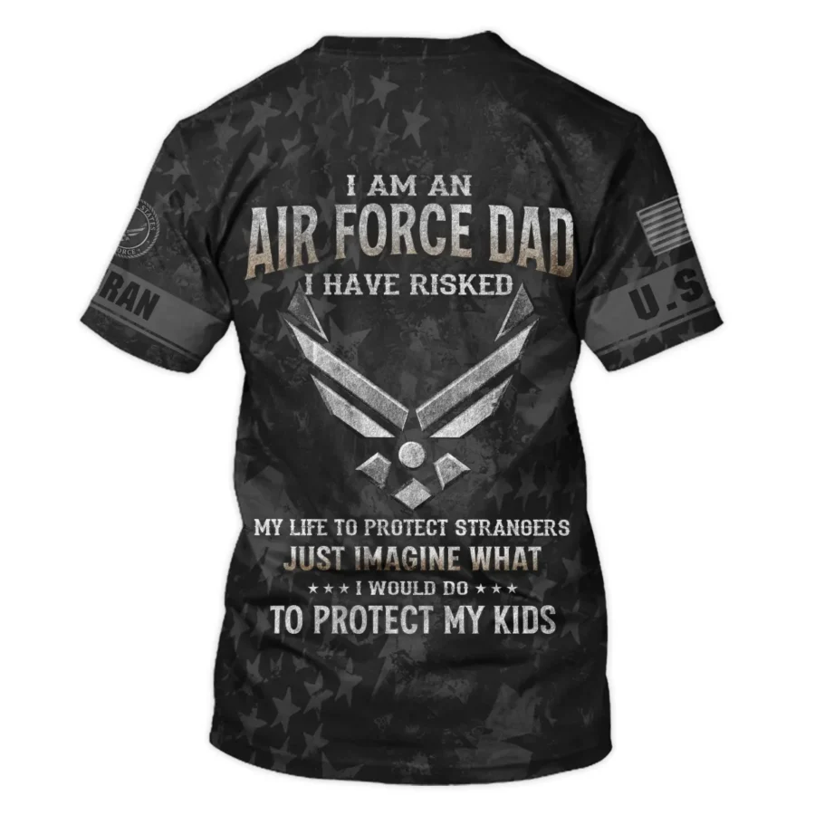 Veteran Just Imagine What I Would Do To Protect My Kids U.S. Air Force All Over Prints Unisex T-Shirt