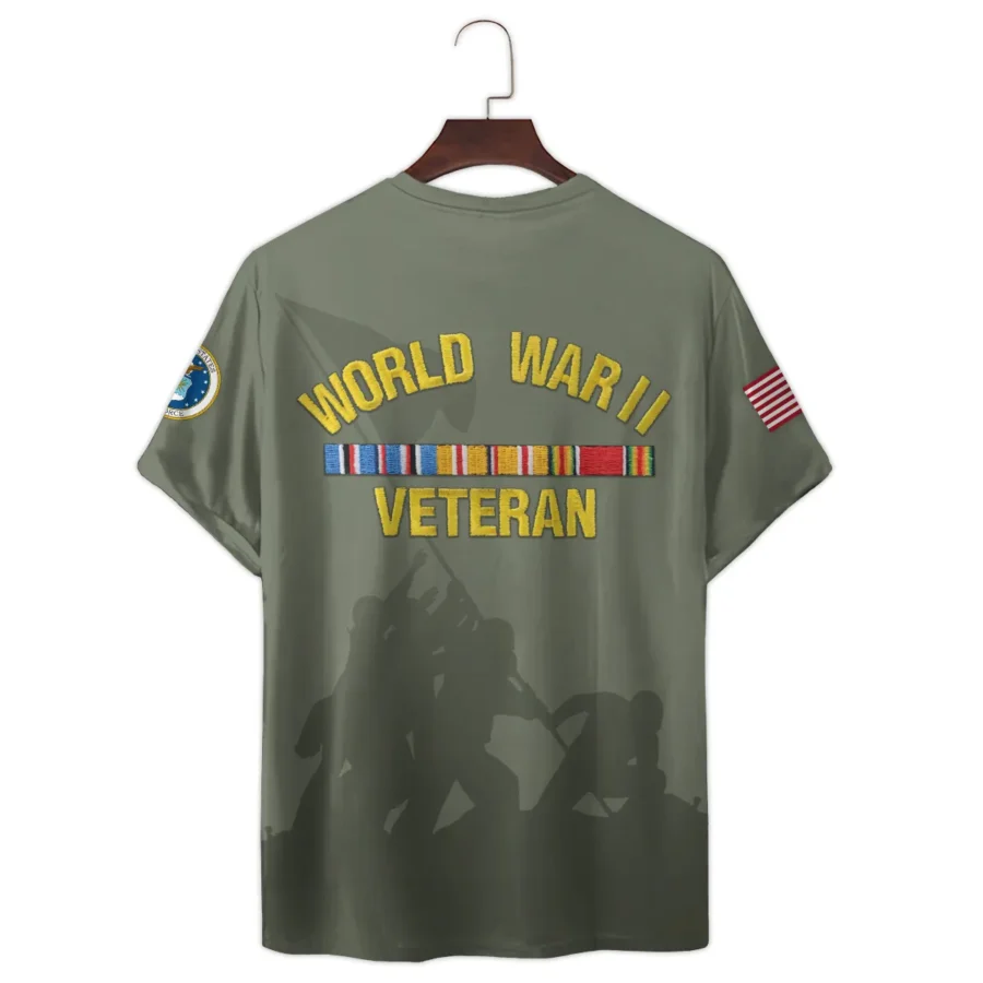 Veteran World War II U.S. Air Force All Over Prints Unisex T-Shirt