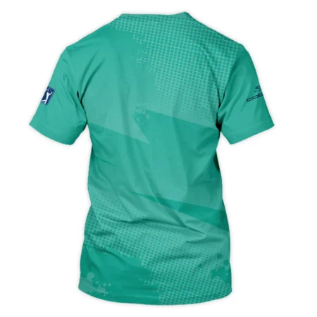 Golf Sport Pattern Green Mix Color 124th U.S. Open Pinehurst Cobra Golf Performance T-Shirt Style Classic