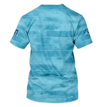 Callaway 124th U.S. Open Pinehurst Blue Abstract Background Line Performance T-Shirt Style Classic