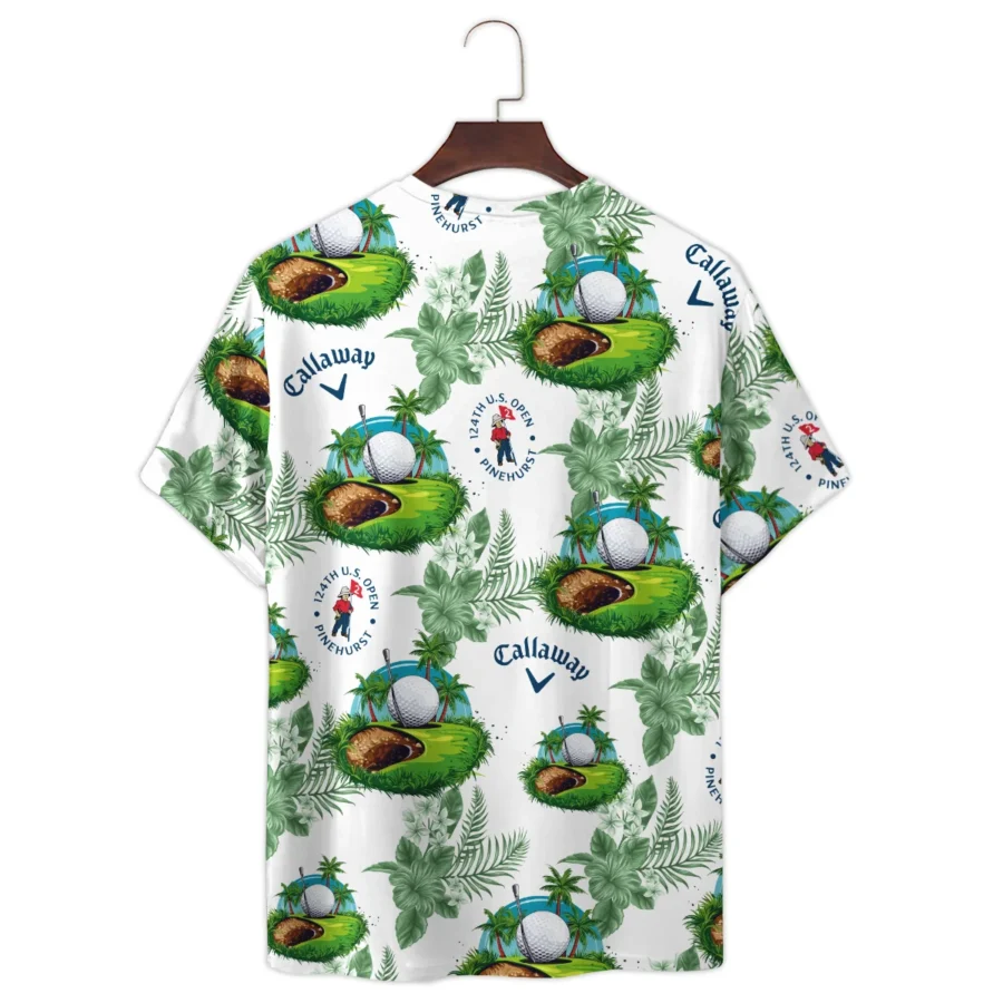 124th U.S. Open Pinehurst Green Flower Tropical Golf Callaway Premium T-Shirt All Over Prints Gift Loves