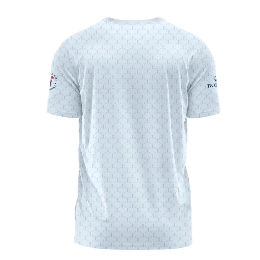 Golf Sport Pattern Blue Sport Uniform 124th U.S. Open Pinehurst Rolex Performance T-Shirt Style Classic