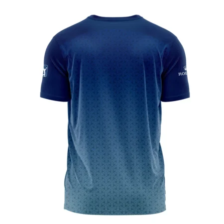 Sport Gradiend Blue Mix Color 124th U.S. Open Pinehurst Pinehurst Rolex Performance T-Shirt Style Classic