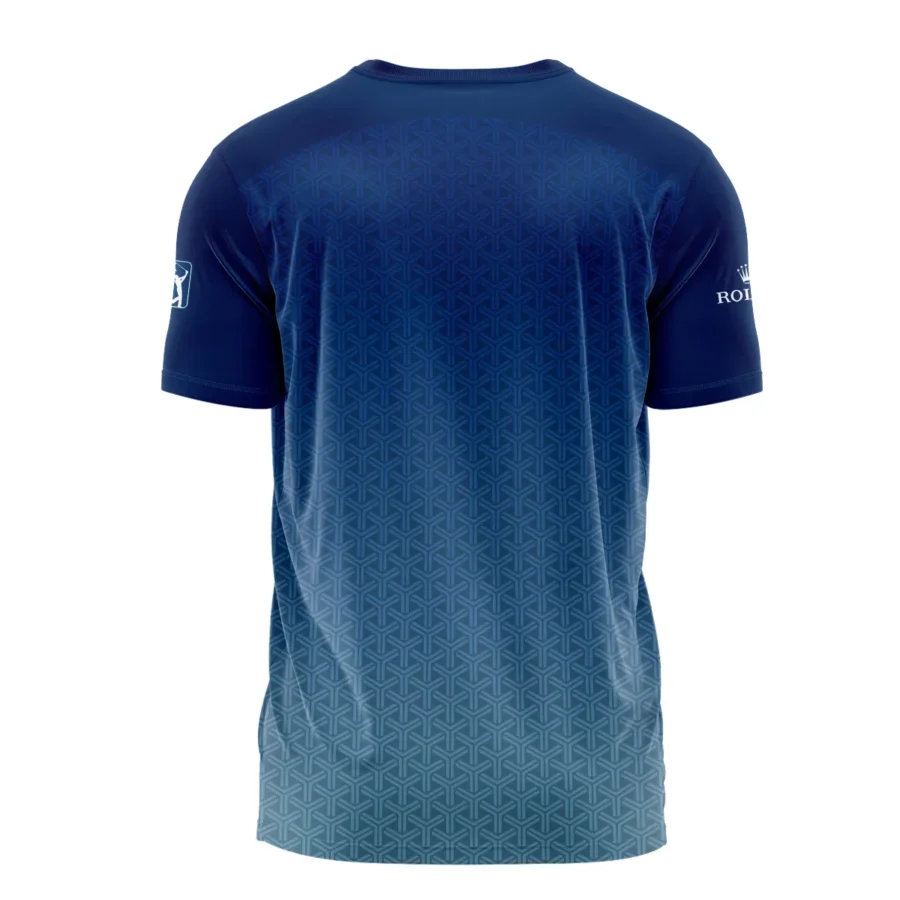 Sport Gradiend Blue Mix Color 124th U.S. Open Pinehurst Pinehurst Rolex Performance T-Shirt Style Classic