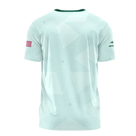 Tennis Pattern Star Light Green US Open Tennis Lacoste Performance T-Shirt Style Classic