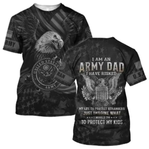 Veteran Just Imagine What I Would Do To Protect My Kids U.S. Army All Over Prints Oversized Hawaiian Shirt