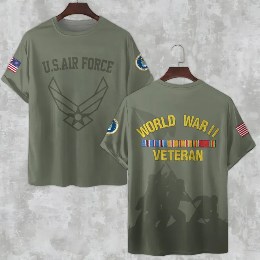 Veteran World War II U.S. Air Force All Over Prints Unisex T-Shirt