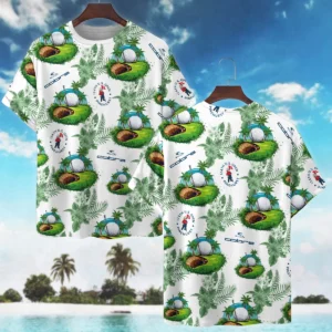 124th U.S. Open Pinehurst Green Flower Tropical Golf Cobra Golf Oversized Hawaiian Shirt All Over Prints Gift Loves