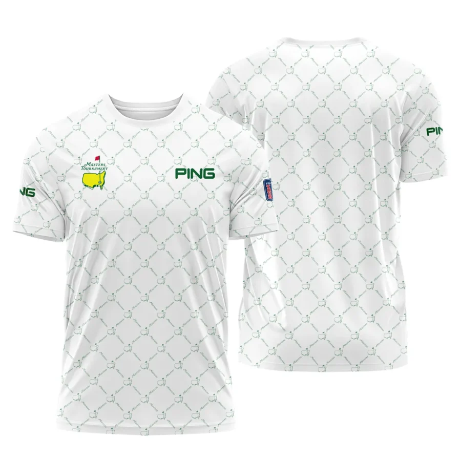 Golf Sport Pattern Color White Mix Masters Tournament Ping Performance T-Shirt Style Classic