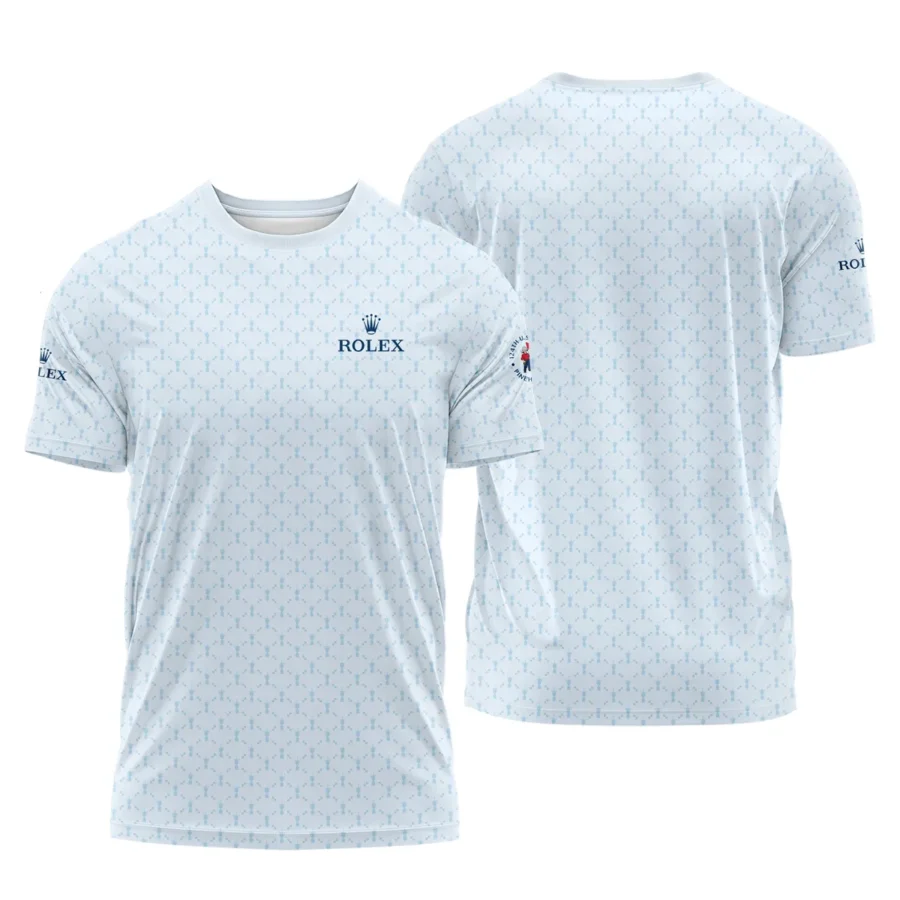 Golf Sport Pattern Blue Sport Uniform 124th U.S. Open Pinehurst Rolex Performance T-Shirt Style Classic