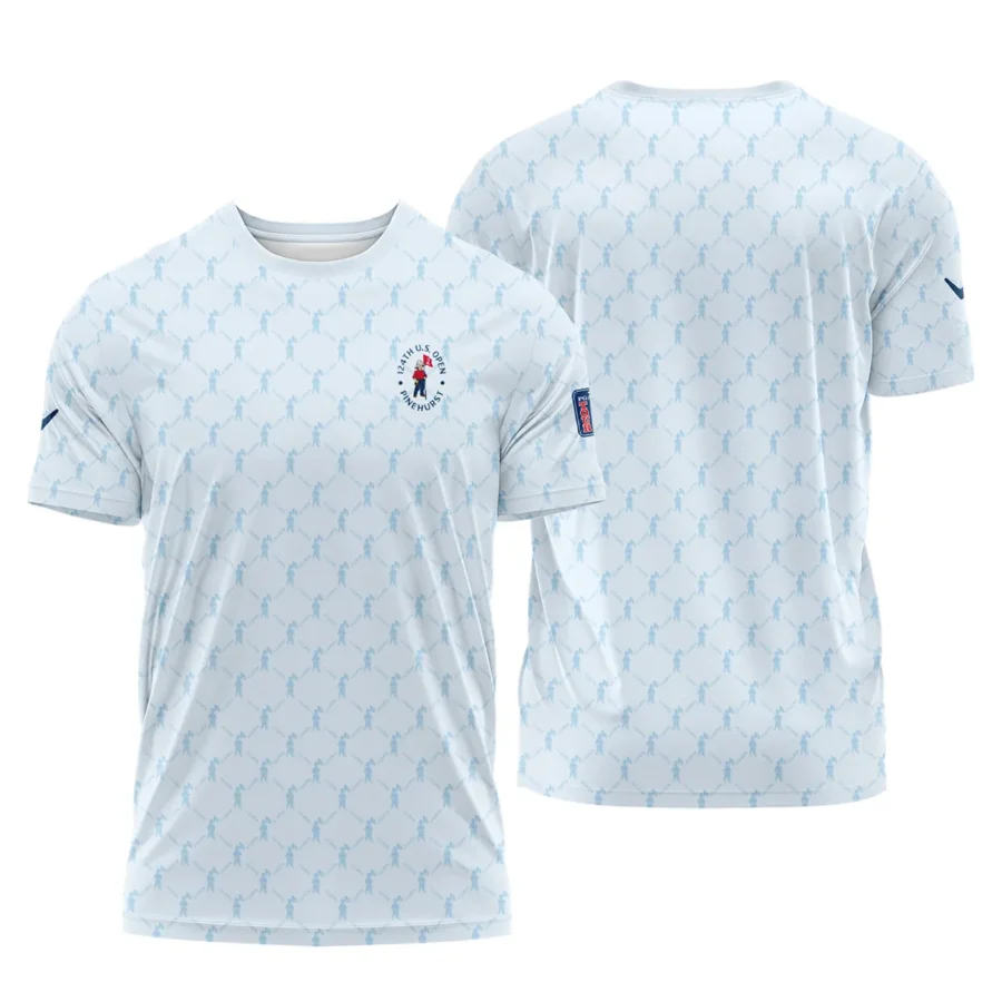 Golf Sport Pattern Light Blue Style 124th U.S. Open Pinehurst Callaway Performance T-Shirt Style Classic