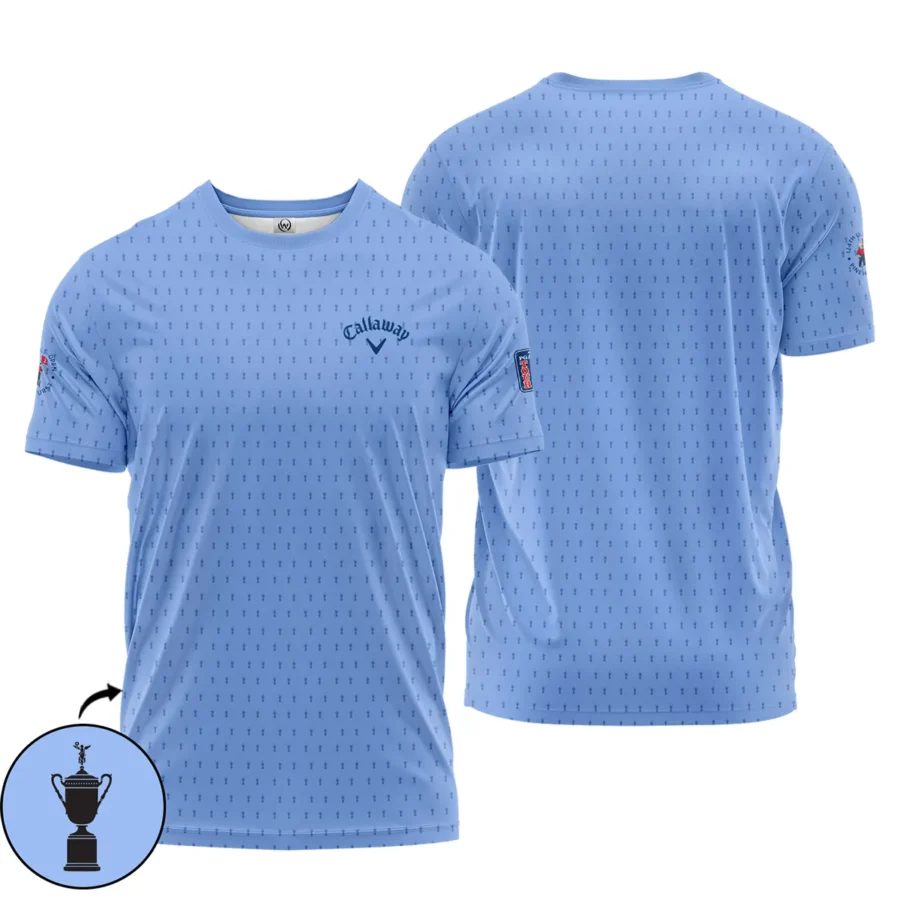 Golf Pattern Cup Blue 124th U.S. Open Pinehurst Pinehurst Callaway Performance T-Shirt Style Classic