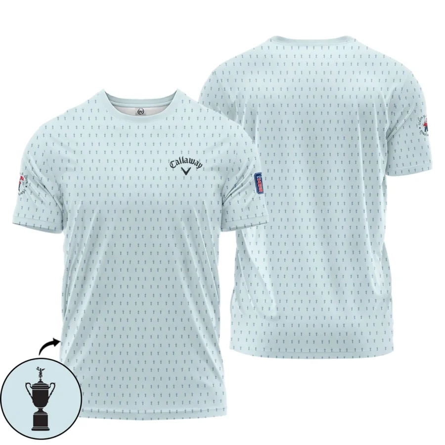 Golf Pattern Cup Light Blue Mix Green 124th U.S. Open Pinehurst Pinehurst Callaway Performance T-Shirt Style Classic