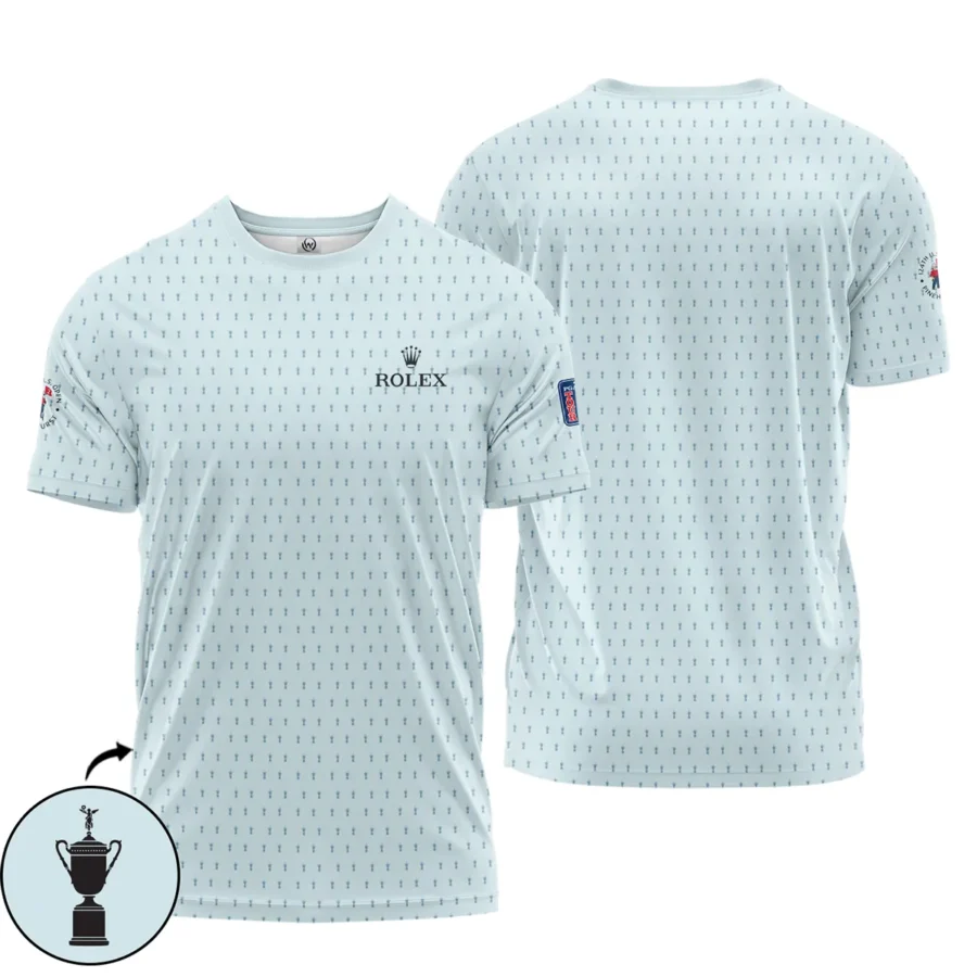 Golf Pattern Cup Light Blue Mix Green 124th U.S. Open Pinehurst Pinehurst Rolex Performance T-Shirt Style Classic