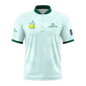 Golf Love Star Light Green Mix Masters Tournament Cobra Golf Quarter-Zip Polo Shirt