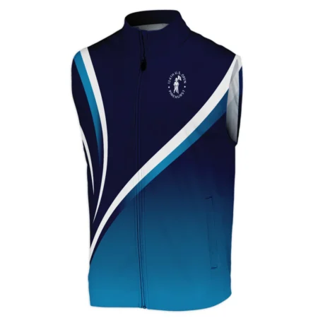 Cobra Golf 124th U.S. Open Pinehurst Dark Blue Gradient Abstract White Background  Sleeveless Jacket Style Classic