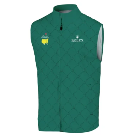 Golf Sport Pattern Color Green Mix Black Masters Tournament Rolex Sleeveless Jacket Style Classic