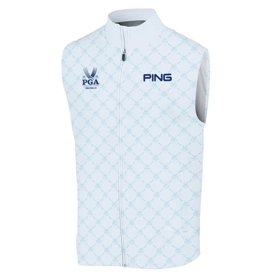 Golf Sport Pattern Light Blue Sport 2024 PGA Championship Valhalla Ping Sleeveless Jacket Style Classic