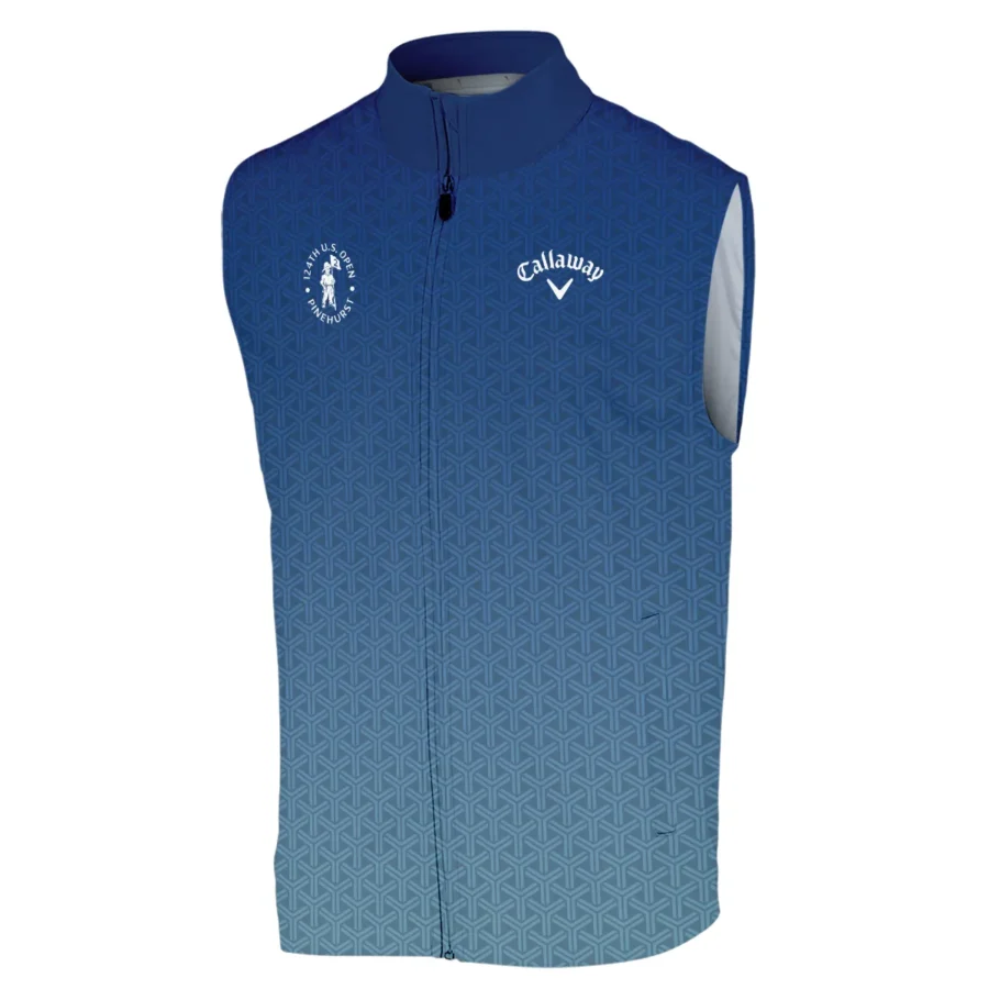 Sport Gradiend Blue Mix Color 124th U.S. Open Pinehurst Pinehurst Callaway Sleeveless Jacket Style Classic