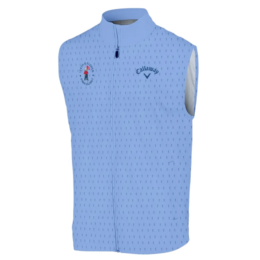 Golf Pattern Cup Blue 124th U.S. Open Pinehurst Pinehurst Callaway Sleeveless Jacket Style Classic