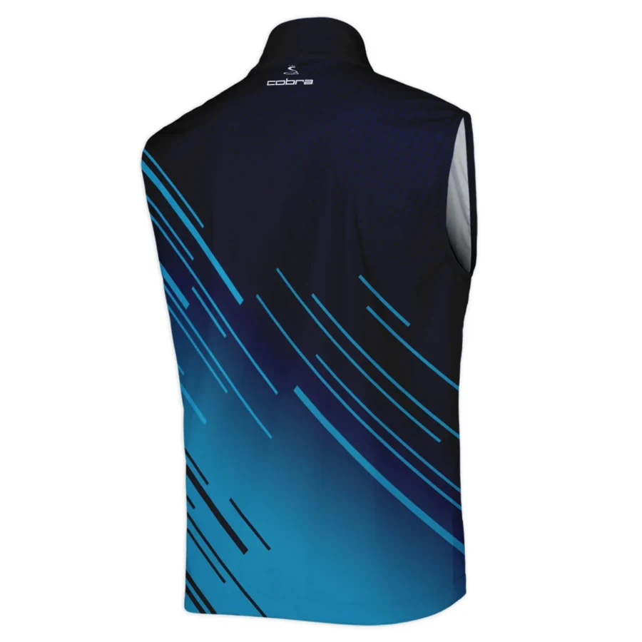 124th U.S. Open Pinehurst Cobra Golf  Dark Blue Line Pattern Sleeveless Jacket Style Classic