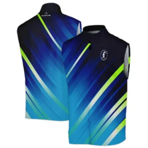 Cobra Golf 124th U.S. Open Pinehurst Green Dark Blue Gradient Abstract Yellow Quarter-Zip Jacket Style Classic