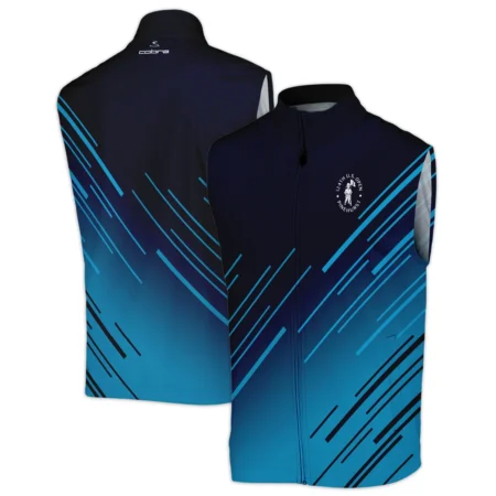 124th U.S. Open Pinehurst Cobra Golf  Dark Blue Line Pattern Sleeveless Jacket Style Classic