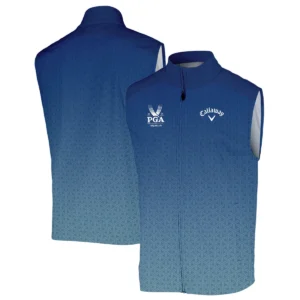 Golf Sport Pattern Blue Sport Uniform 2024 PGA Championship Valhalla Callaway Quarter-Zip Jacket Style Classic