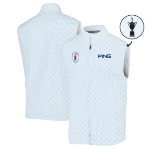 Golf Sport Pattern Blue Sport Uniform 124th U.S. Open Pinehurst Ping Performance T-Shirt Style Classic