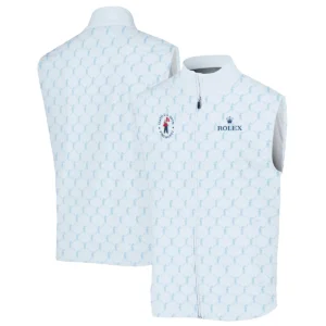 Golf Sport Pattern Light Blue Style 124th U.S. Open Pinehurst Rolex Quarter-Zip Jacket Style Classic