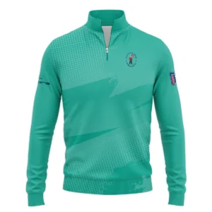 Golf Sport Pattern Green Mix Color 124th U.S. Open Pinehurst Cobra Golf Zipper Hoodie Shirt Style Classic