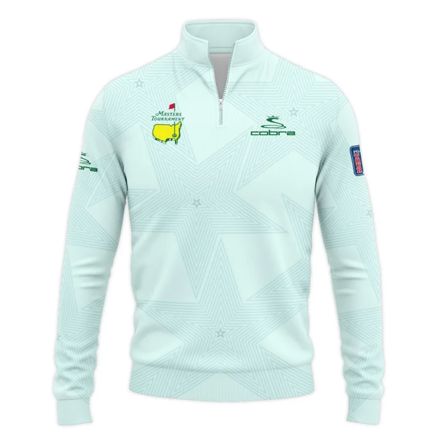 Golf Love Star Light Green Mix Masters Tournament Cobra Golf Quarter-Zip Jacket Style Classic