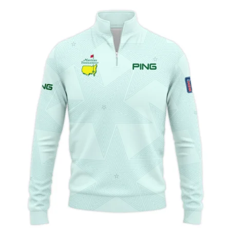 Golf Love Star Light Green Mix Masters Tournament Ping Quarter-Zip Jacket Style Classic