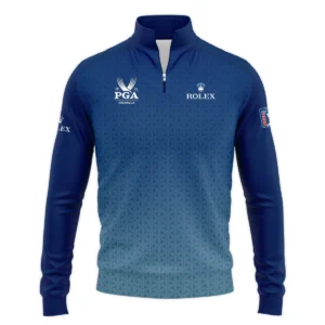 Golf Sport Pattern Blue Sport Uniform 2024 PGA Championship Valhalla Rolex Sleeveless Jacket Style Classic