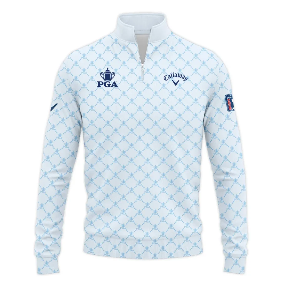 Golf Sport Pattern Light Blue Style 2024 PGA Championship Valhalla Callaway Quarter-Zip Jacket Style Classic