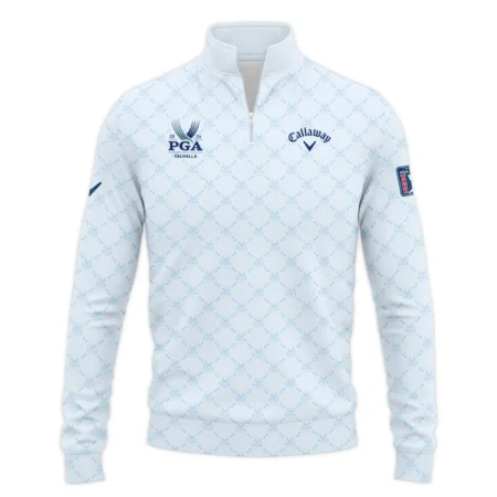 Golf Sport Pattern Light Blue Sport 2024 PGA Championship Valhalla Callaway Quarter-Zip Jacket Style Classic