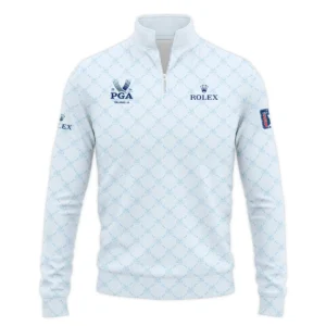 Golf Sport Pattern Light Blue Sport 2024 PGA Championship Valhalla Rolex Zipper Hoodie Shirt Style Classic