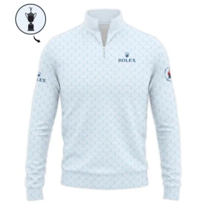 Golf Sport Pattern Blue Sport Uniform 124th U.S. Open Pinehurst Rolex Zipper Hoodie Shirt Style Classic