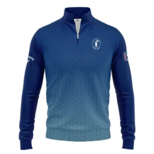 Sport Gradiend Blue Mix Color 124th U.S. Open Pinehurst Pinehurst Callaway Zipper Hoodie Shirt Style Classic