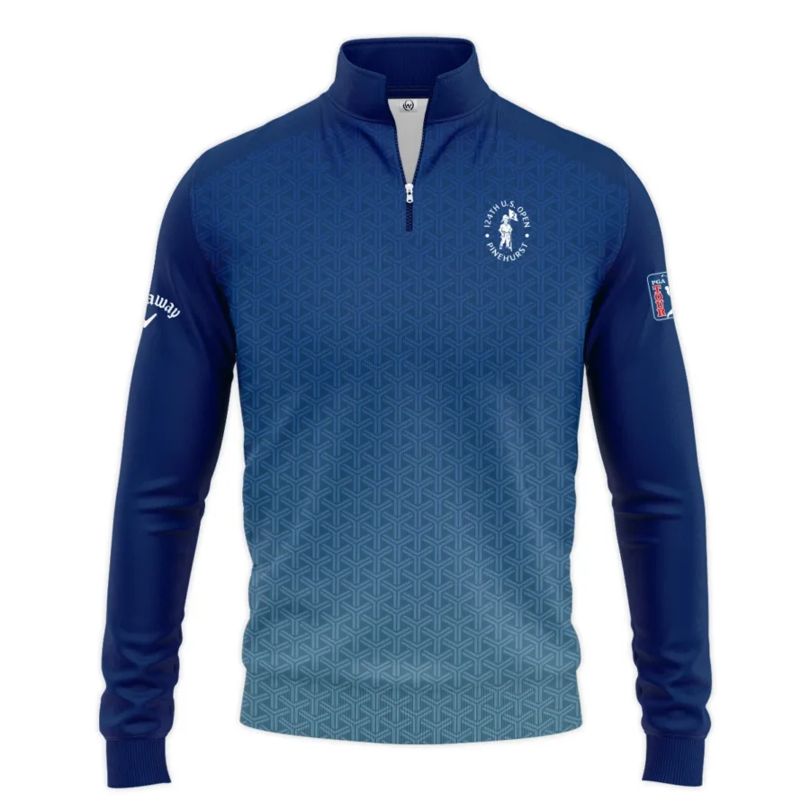 Sport Gradiend Blue Mix Color 124th U.S. Open Pinehurst Pinehurst Callaway Quarter-Zip Jacket Style Classic