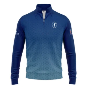 Sport Gradiend Blue Mix Color 124th U.S. Open Pinehurst Pinehurst Rolex Zipper Hoodie Shirt Style Classic