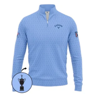 Golf Pattern Cup Blue 124th U.S. Open Pinehurst Pinehurst Callaway Zipper Hoodie Shirt Style Classic