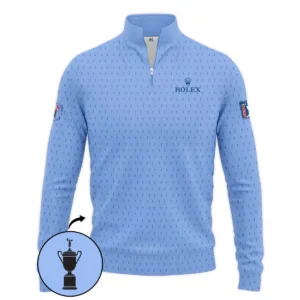 Golf Pattern Cup Blue 124th U.S. Open Pinehurst Pinehurst Rolex Sleeveless Jacket Style Classic