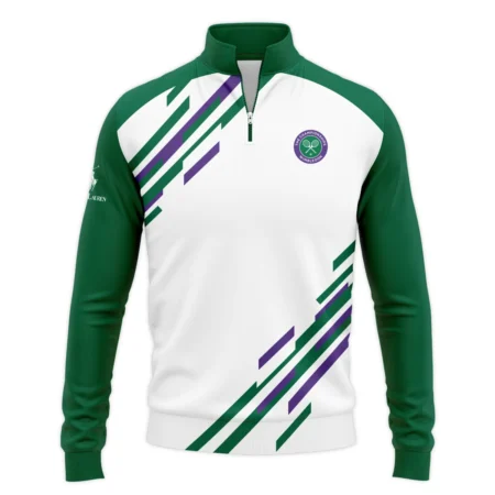 Tennis Love Green Mix Wimbledon Championships Champions Ralph Lauren Performance Zipper Hoodie Shirt